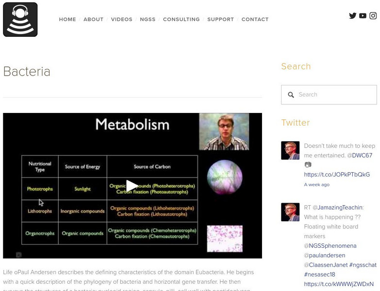 Bozeman Science: Bacteria Instructional Video