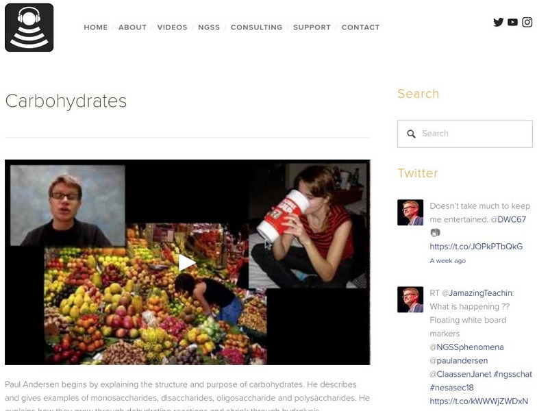 Bozeman Science: Carbohydrates Instructional Video