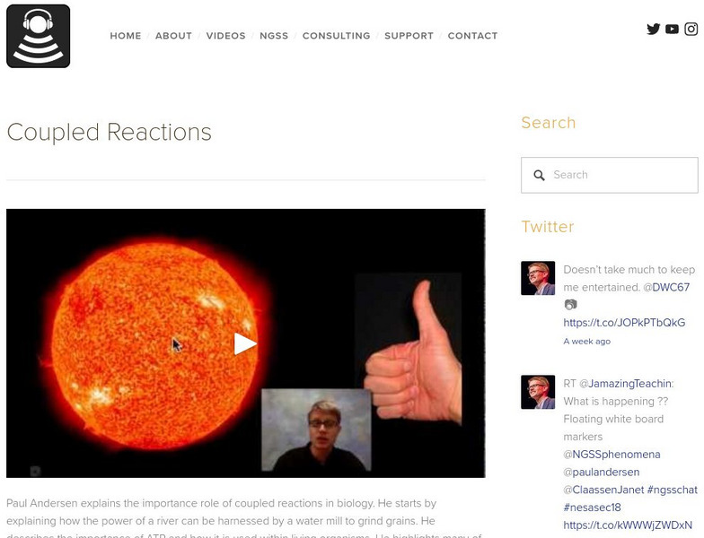 Bozeman Science: Coupled Reactions Instructional Video Bozeman Science: Coupled Reactions Instructional Video