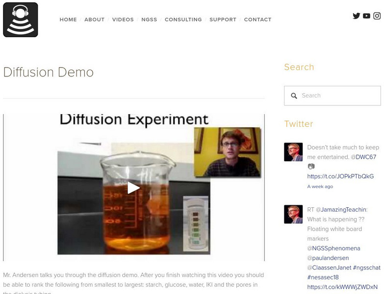 Bozeman Science: Diffusion Demo Instructional Video Bozeman Science: Diffusion Demo Instructional Video