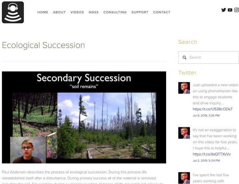 Bozeman Science: Ecological Succession Instructional Video Bozeman Science: Ecological Succession Instructional Video
