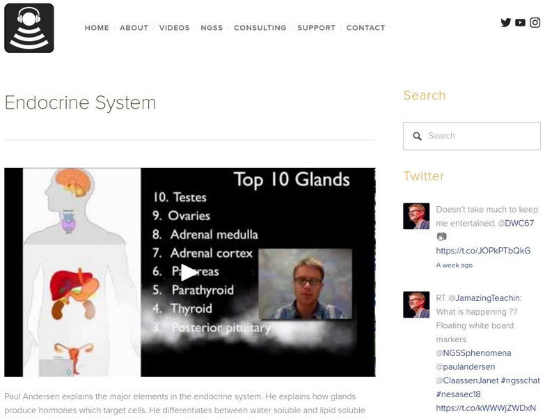 Bozeman Science: Endocrine System Instructional Video