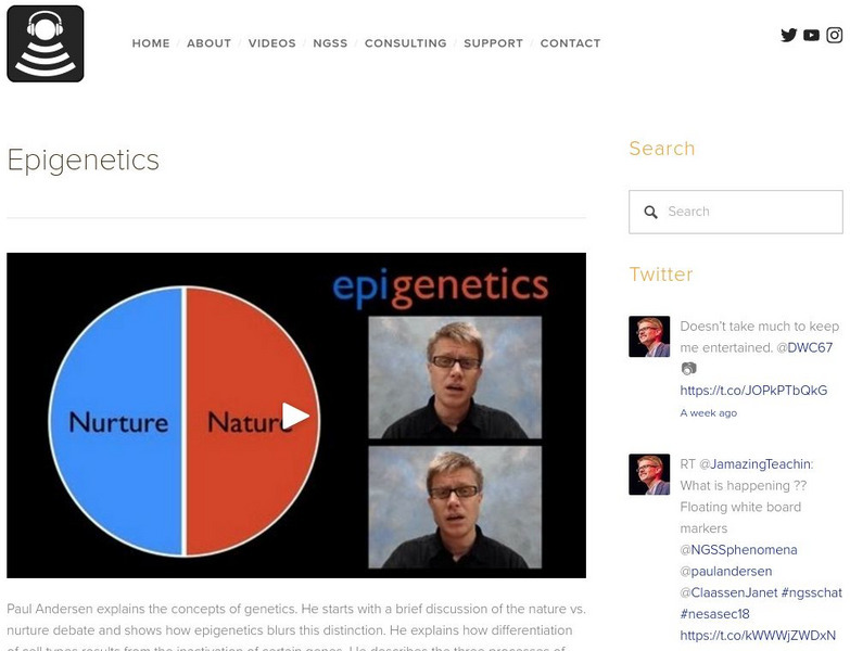 Bozeman Science: Epigenetics Instructional Video Bozeman Science: Epigenetics Instructional Video