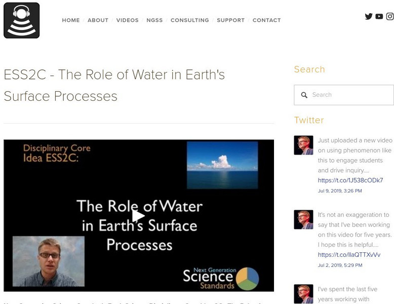 Bozeman Science: The Role of Water in Earth's Surface Processes Instructional Video