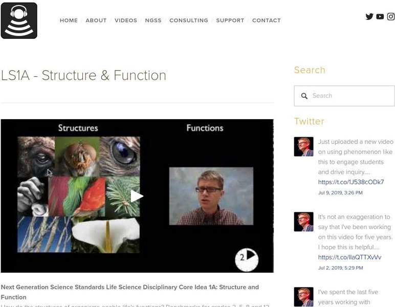 Bozeman Science: Structure & Function Instructional Video Bozeman Science: Structure & Function Instructional Video