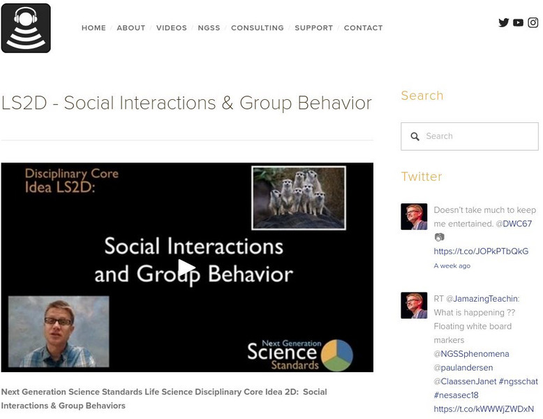 Bozeman Science: Social Interactions & Group Behavior Instructional Video Bozeman Science: Social Interactions & Group Behavior Instructional Video