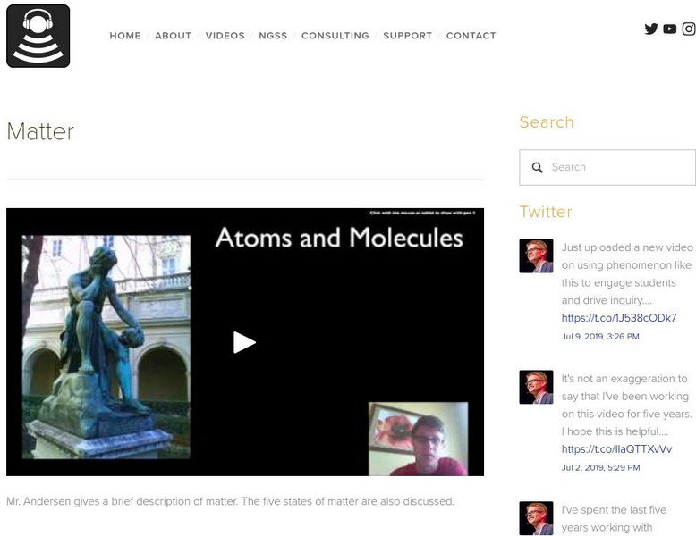 Bozeman Science: Matter Instructional Video Bozeman Science: Matter Instructional Video