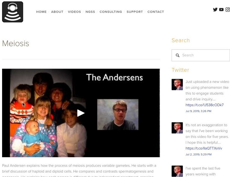 Bozeman Science: Meiosis Instructional Video Bozeman Science: Meiosis Instructional Video