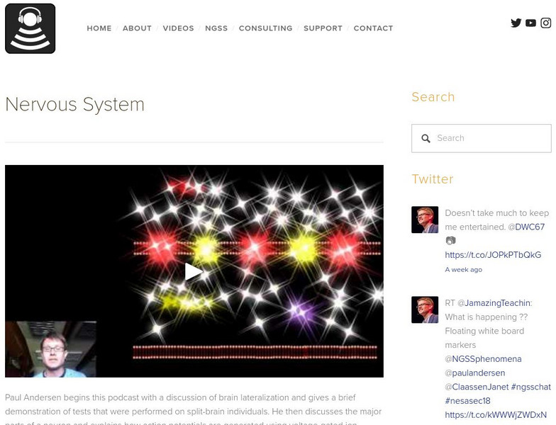 Bozeman Science: Nervous System Instructional Video Bozeman Science: Nervous System Instructional Video