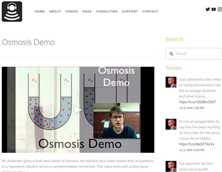 Bozeman Science: Osmosis Demo Instructional Video Bozeman Science: Osmosis Demo Instructional Video