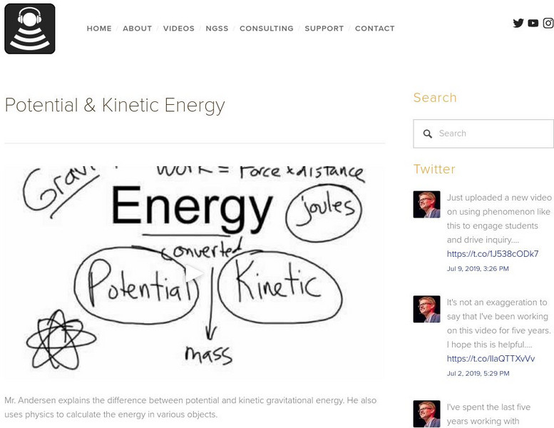 Bozeman Science: Potential & Kinetic Energy Instructional Video Bozeman Science: Potential & Kinetic Energy Instructional Video