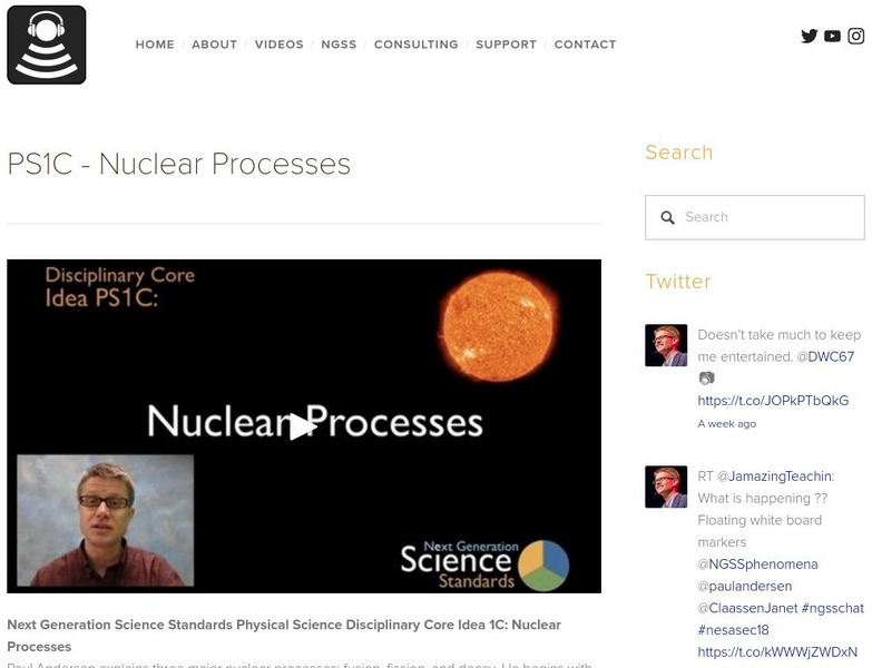 Bozeman Science: Nuclear Processes Instructional Video Bozeman Science: Nuclear Processes Instructional Video