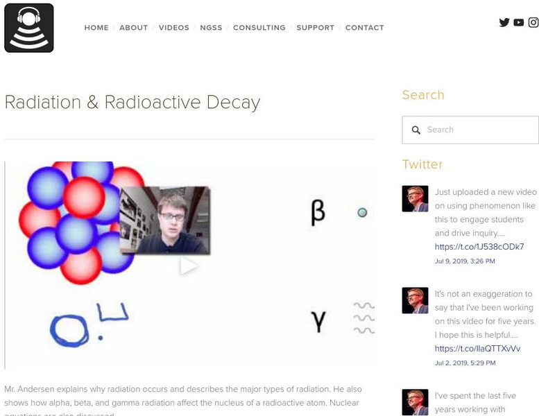 Bozeman Science: Radiation & Radioactive Decay Instructional Video Bozeman Science: Radiation & Radioactive Decay Instructional Video