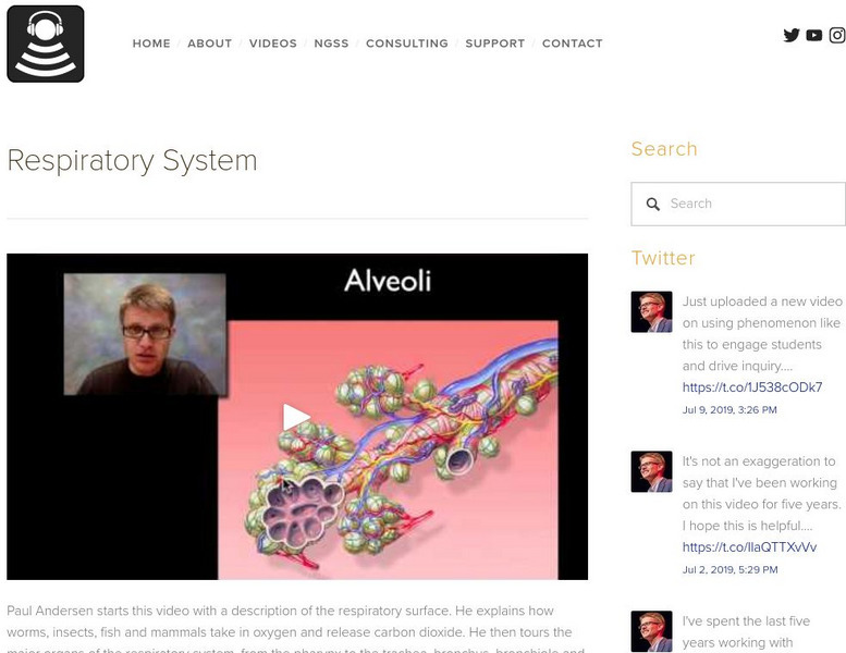 Bozeman Science: Respiratory System Instructional Video
