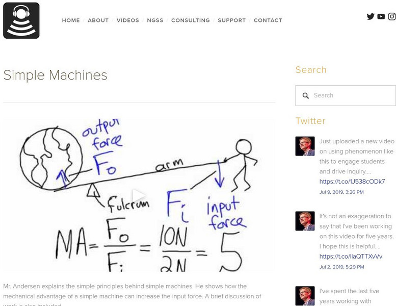 Bozeman Science: Simple Machines Instructional Video Bozeman Science: Simple Machines Instructional Video
