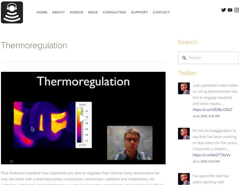 Bozeman Science: Thermoregulation Instructional Video Bozeman Science: Thermoregulation Instructional Video