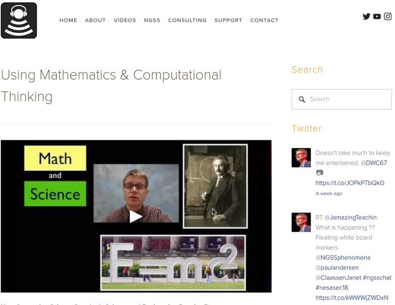 Bozeman Science: Using Mathematics & Computational Thinking Instructional Video Bozeman Science: Using Mathematics & Computational Thinking Instructional Video