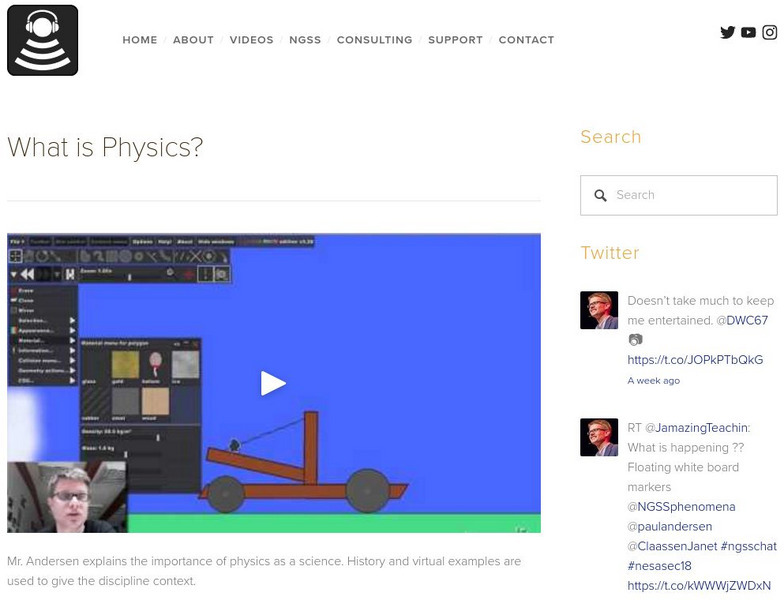 Bozeman Science: What Is Physics? Instructional Video Bozeman Science: What Is Physics? Instructional Video