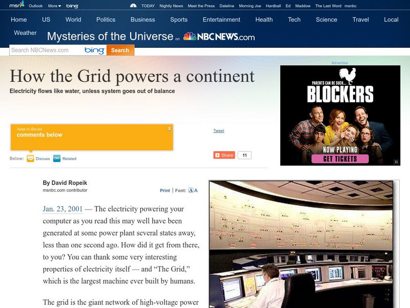 Nbc: How the Grid Powers a Continent Article Nbc: How the Grid Powers a Continent Article