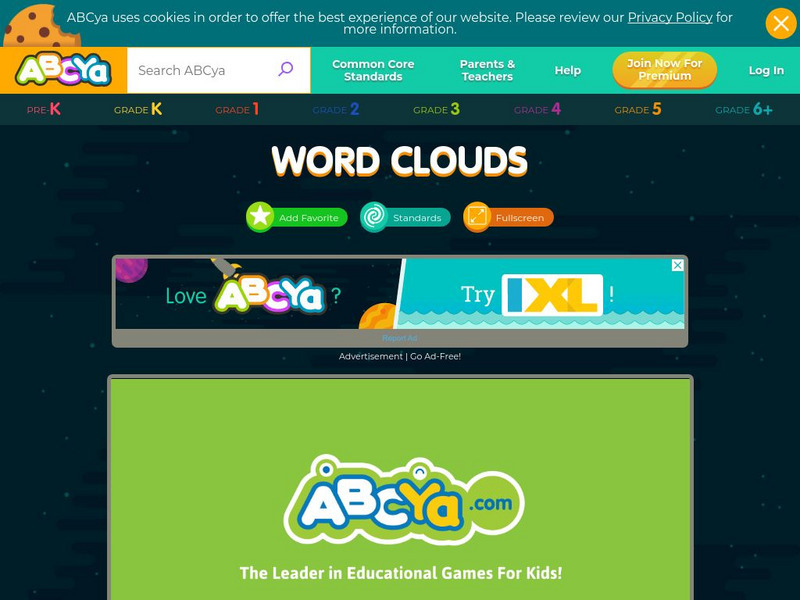 Ab Cya: Word Clouds for Kids! Interactive Ab Cya: Word Clouds for Kids! Interactive
