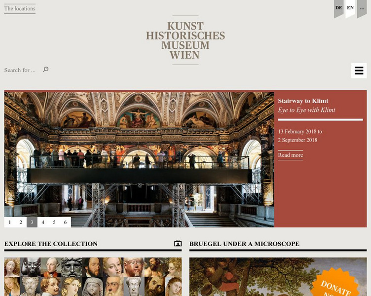 Kunsthistoriches Museum, Vienna Website Kunsthistoriches Museum, Vienna Website