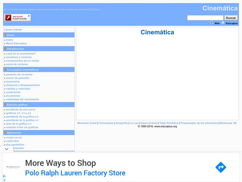 Educaplus: Estudio De Los Movimientos Activity Educaplus: Estudio De Los Movimientos Activity