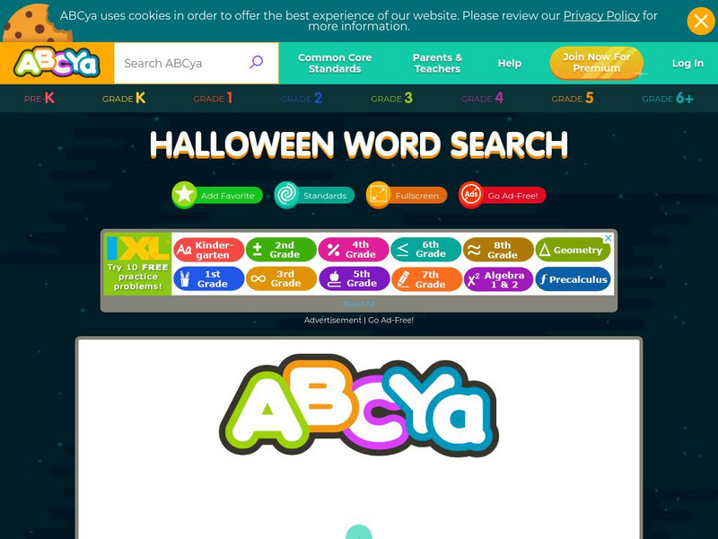 Ab Cya: Word Search: Halloween Word Search Interactive Ab Cya: Word Search: Halloween Word Search Interactive