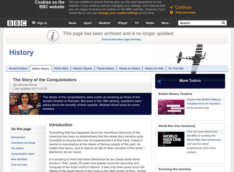 Bbc: History: Columbian Exchange Website