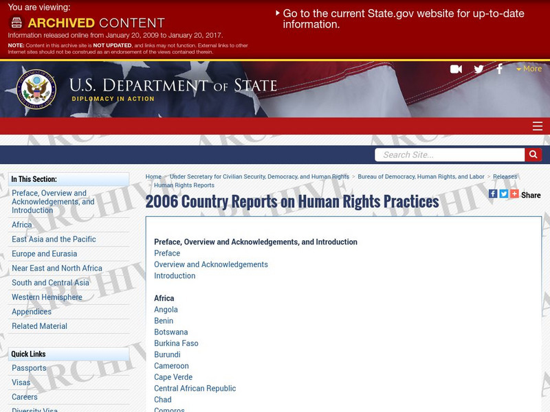 U.s. Dept. Of State: Indonesia Report on Human Rights Practices Website U.s. Dept. Of State: Indonesia Report on Human Rights Practices Website