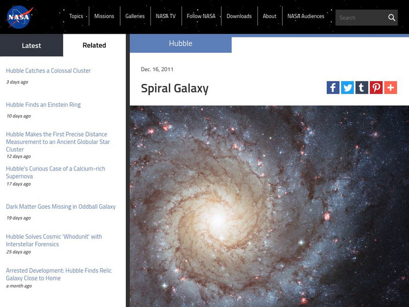 Nasa: Spiral Galaxy Graphic Nasa: Spiral Galaxy Graphic