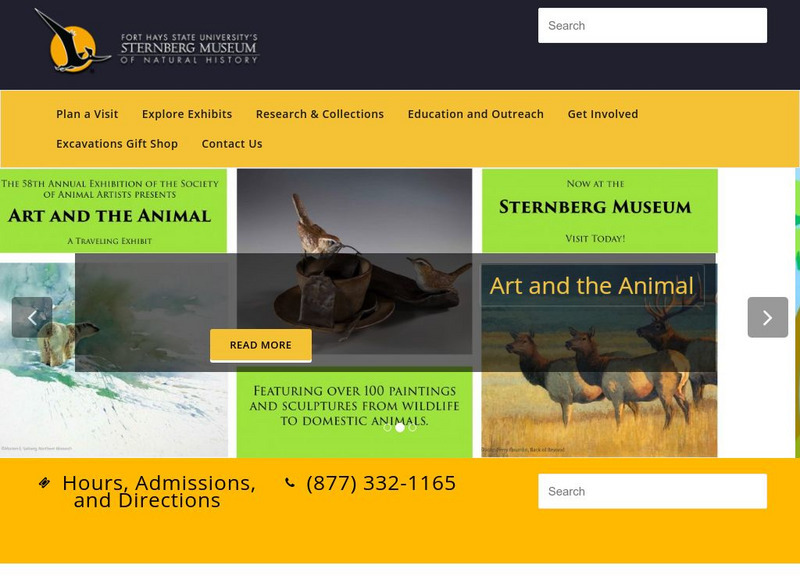 Sternberg Museum of Natural History Website Sternberg Museum of Natural History Website