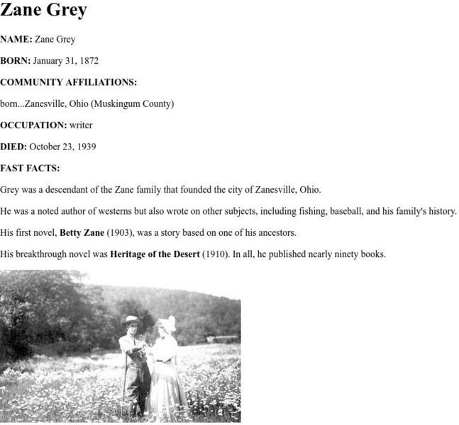 Zane Grey Biography Website Zane Grey Biography Website