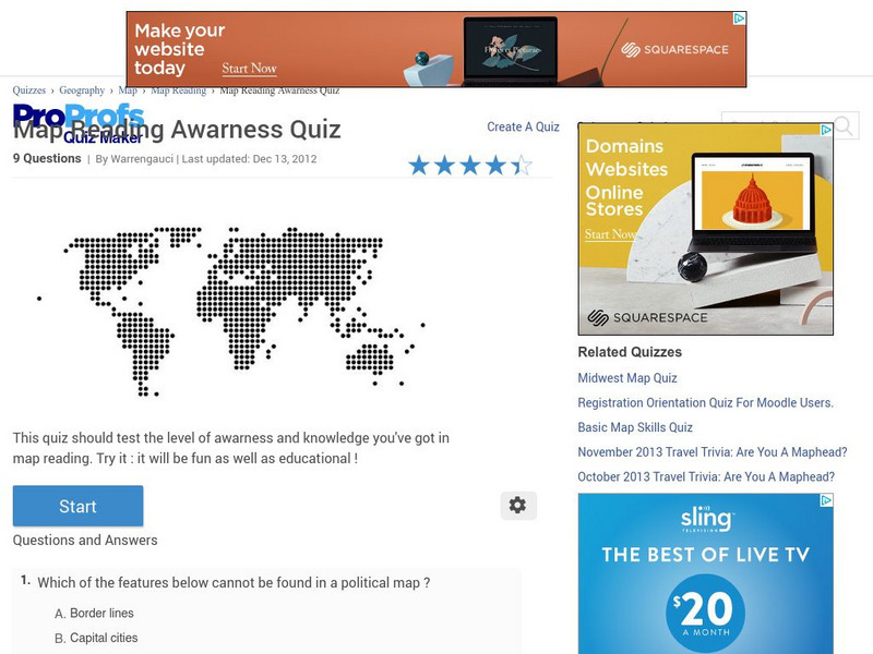 Pro Profs Quiz Maker: Map Reading Awareness Quiz Unknown Type Pro Profs Quiz Maker: Map Reading Awareness Quiz Unknown Type