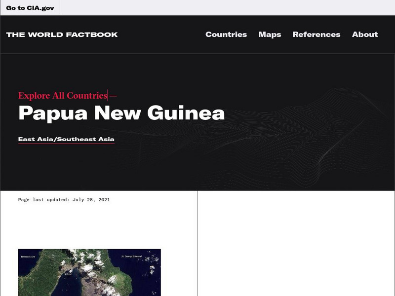 Cia: World Factbook: Papua New Guinea Handout