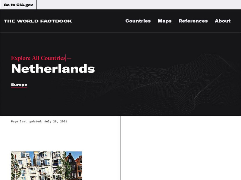 Cia: World Factbook: Netherlands Handout Cia: World Factbook: Netherlands Handout