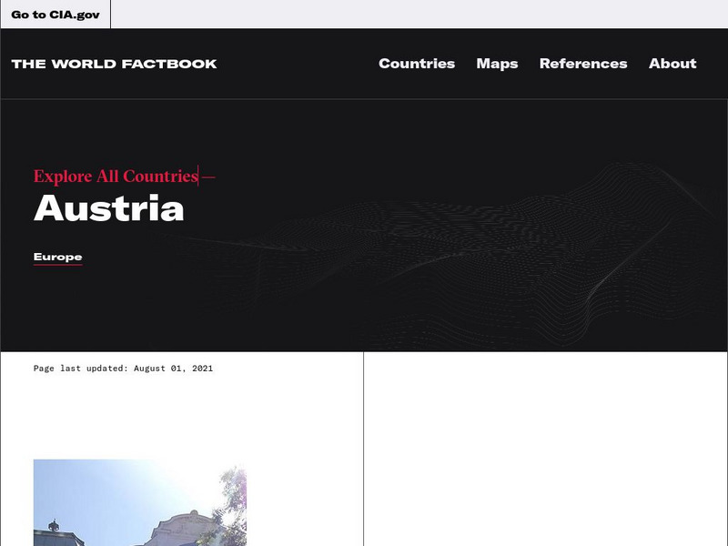 Cia: World Factbook: Austria Handout