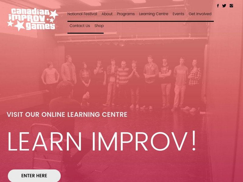 Canadian Improv Games Website Canadian Improv Games Website