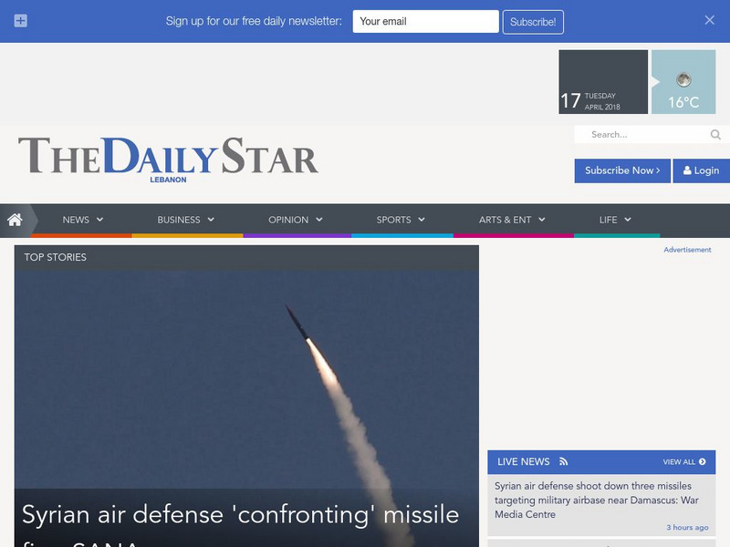 The Daily Star Website The Daily Star Website