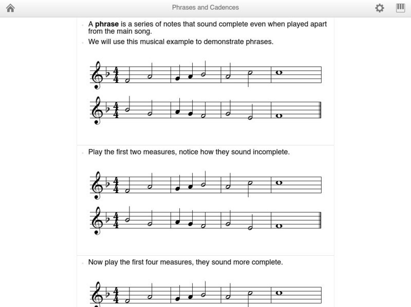Music theory.net: Phrases and Cadences Interactive Music theory.net: Phrases and Cadences Interactive