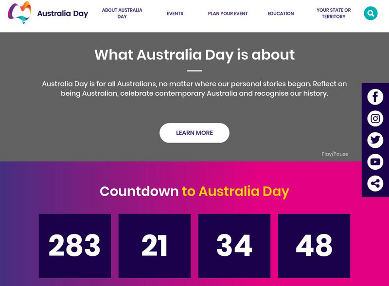 Australia Day Website Australia Day Website