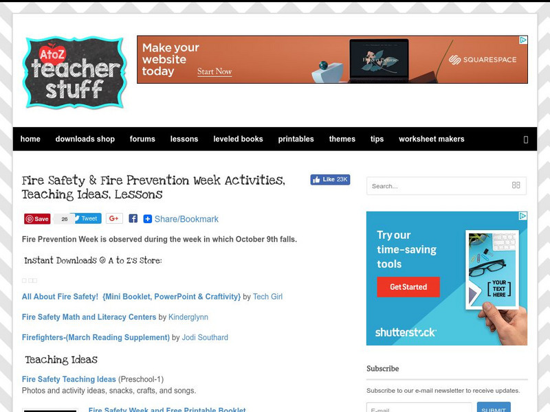 A to Z Teacher stuff.com: Fire Safety Website A to Z Teacher stuff.com: Fire Safety Website