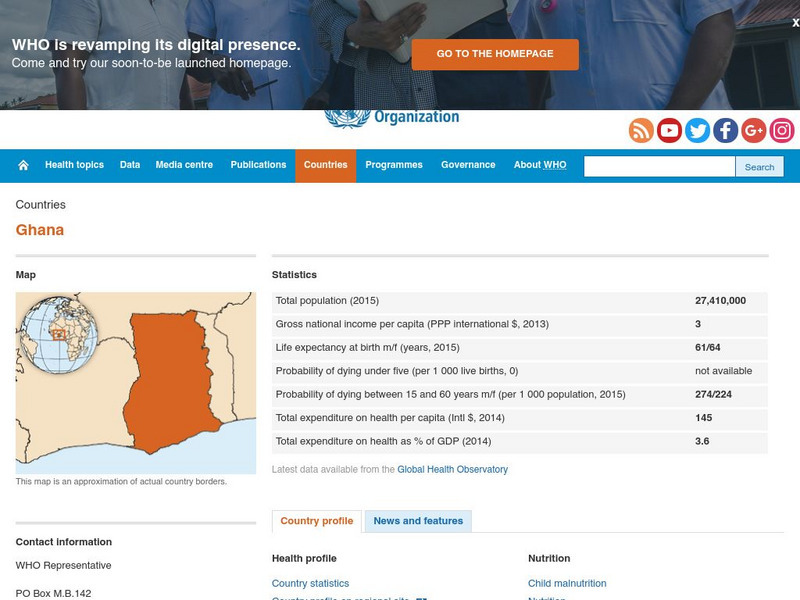 World Health Organization: Ghana Handout World Health Organization: Ghana Handout