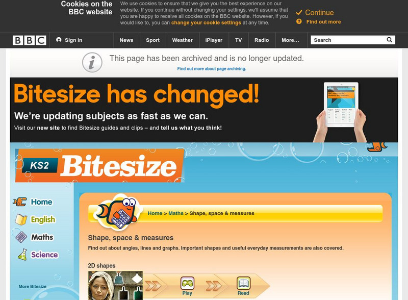 Bbc: Bitesize: Ks2: Maths: Shape, Space, and Measurement Activity Bbc: Bitesize: Ks2: Maths: Shape, Space, and Measurement Activity