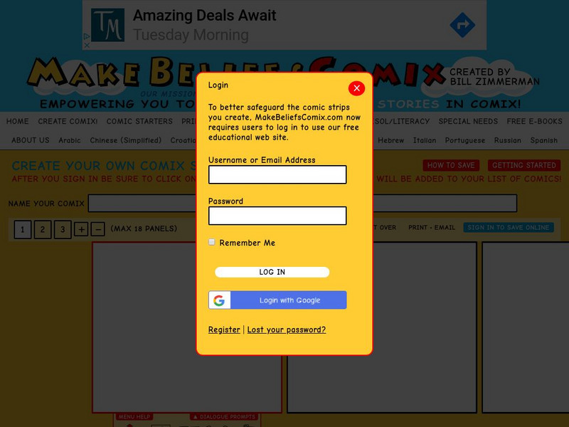 Make Beliefs Comix: Create Your Own Comic Interactive Make Beliefs Comix: Create Your Own Comic Interactive
