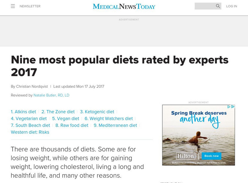 Medical News Today: What Are the Eight Most Popular Diets Today? Article Medical News Today: What Are the Eight Most Popular Diets Today? Article