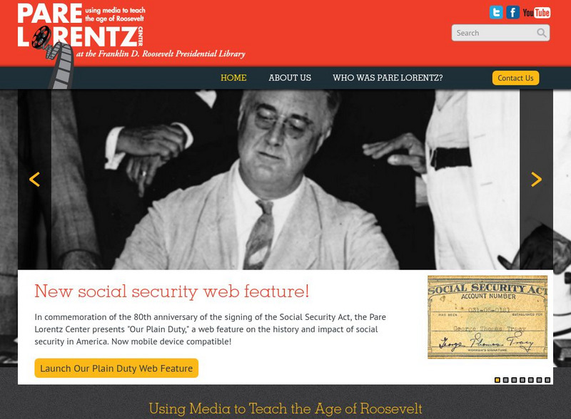 Pare Lorentz Film Center Website Pare Lorentz Film Center Website