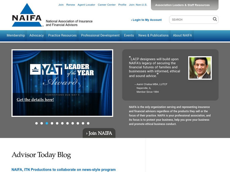 Nat. Association of Life Underwriters: Life Insurance Website Nat. Association of Life Underwriters: Life Insurance Website