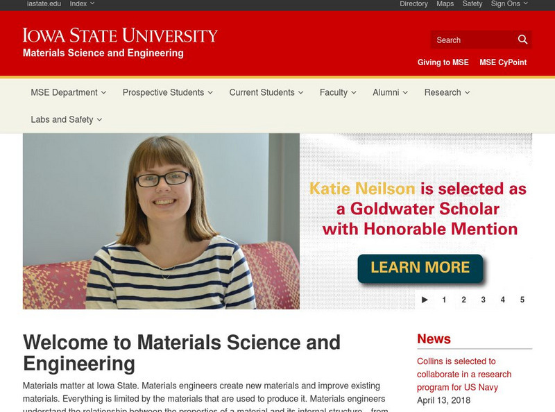 Iowa State University: Materials Science and Engineering Website Iowa State University: Materials Science and Engineering Website
