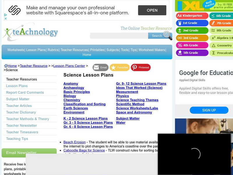 Teachnology: Science Lesson Plans Lesson Plan Teachnology: Science Lesson Plans Lesson Plan