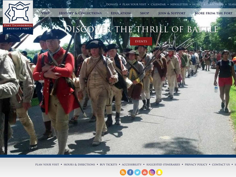 Fort Ticonderoga National Landmark: Official Site Website Fort Ticonderoga National Landmark: Official Site Website